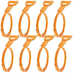 8 stuks haarafvoer verstopping remover, Senhai afvoer slang uitrusting / oogtype reinigingsgereedschap