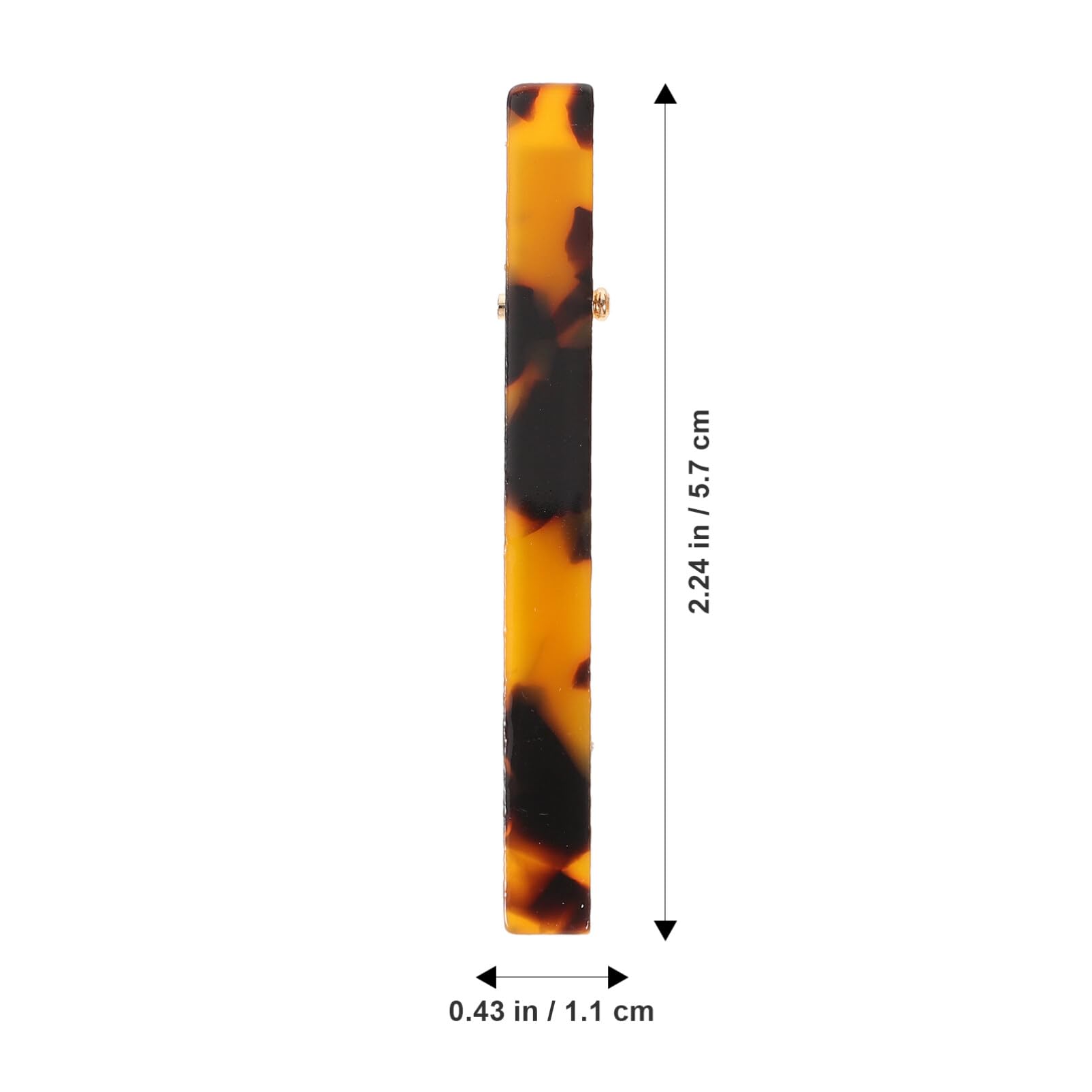 Beaupretty Leopard Print Hair Clips Acetate Billed Barrettes Lightweight Styling Accessories for Women Girls 6 Pieces - Image 3