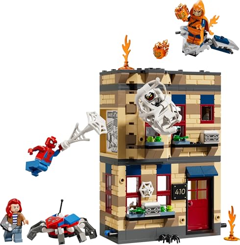Image of LEGO Marvel Peter Parker's Apartment Super Hero Battle Building Toy 76317 for 8+ Gift for Boys and Girls
