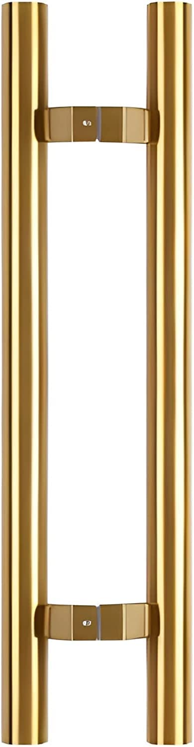 LQZAXSRDR Sliding Barn Door Handle, Stainless Steel Tubular Push Pull Sliding Door Handle Multicolor Multiple Sizes(Gold,60cm/23.6in)