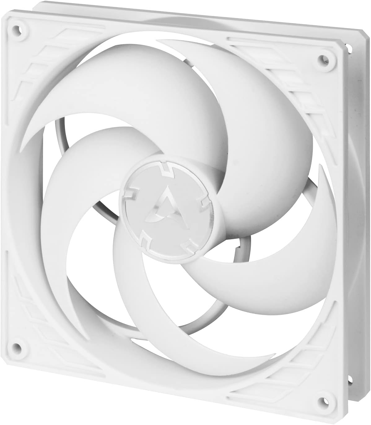 ARCTIC P14 PWM - 140 mm Case Fan with PWM, Pressure-optimised, Very Quiet Motor, Computer, Fan Speed: 200-1700 RPM - White/White