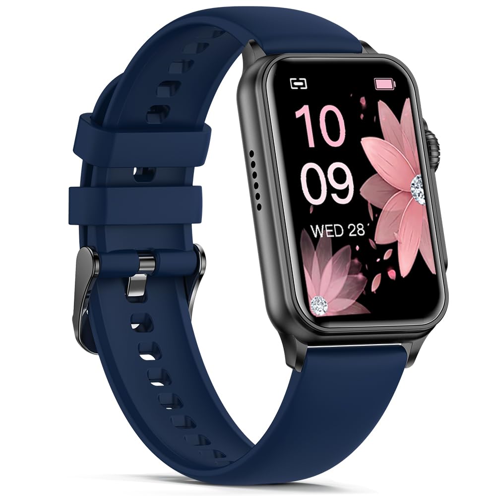 Fitness Tracker Answer/Make Calls, Smart Watch with Blood Pressure, Blood Oxygen, 24/7 Heart Rate Monitor, 120 Sport Mode Activity Tracker with Step Counter, Waterproof Sleep Tracker for Women Men