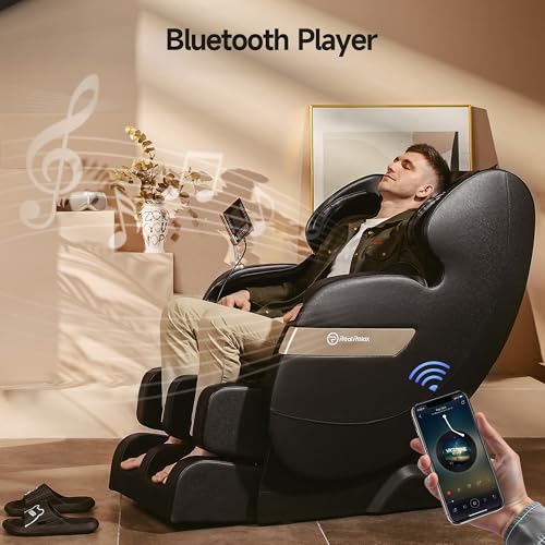 Real Relax 2025 Full Body Massage Chair of Dual-core S Track,Shiatsu Massage Recliner of Zero...