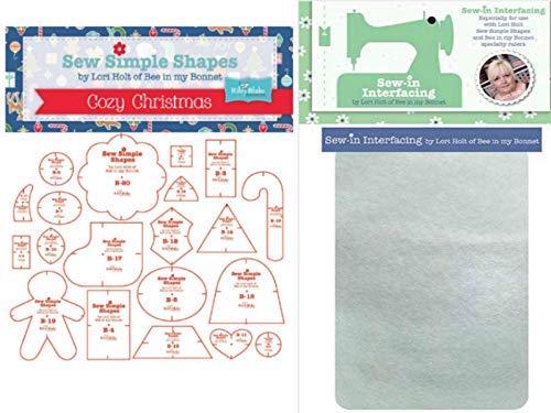 Lori Holt's Sew Simple Shapes with Packaged Pellon - 3 Yards (Cozy Christmas)