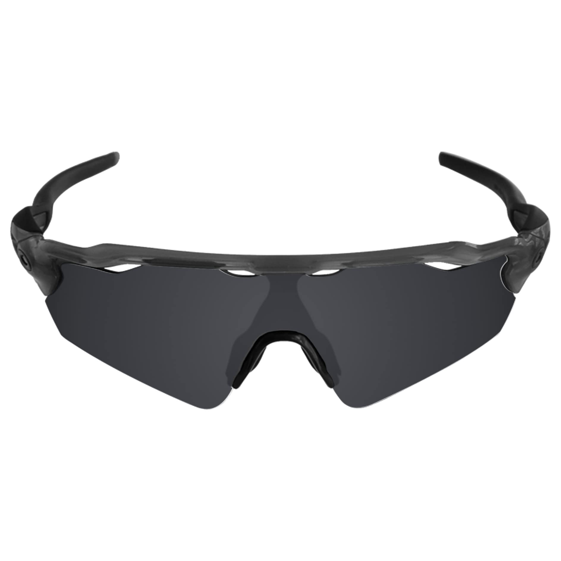 Galvanic Replacement Lenses for Oakley Radar EV Path sunglass - Black Polarized