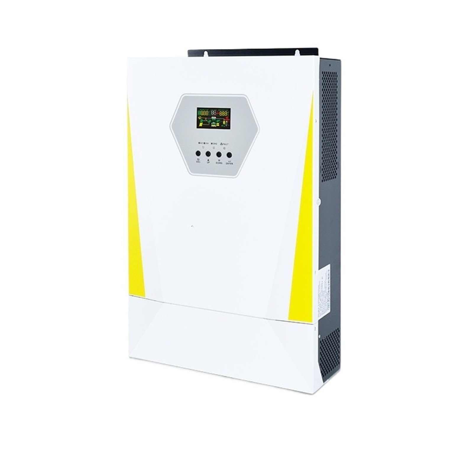 THKFMSRC GD11048MH Solar Inverter front view with display and ventilation