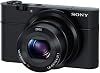 Refurbished Sony Cyber-shot DSC-RX100 Digital Camera, 1.0 Type Sensor, Equipped with F1.8 Lens, Black Refurbished