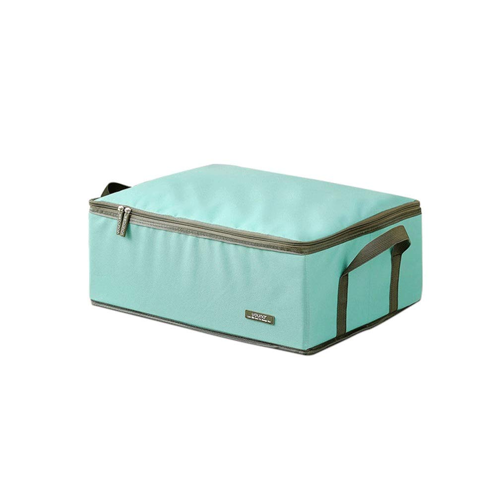 ETRGFTHU Storage Box Fabric Household Oxford Cloth Storage Box Clothes Organize Box Foldable Student Dormitory Wardrobe Durable and Easy To Use(Sky blue,52x40x24.5cm)