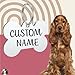 Personalized Cat Tag, Custom ID Tag, Dog Necklace, Customized Handmade Pet Tag, Engraved Name Pet Tag