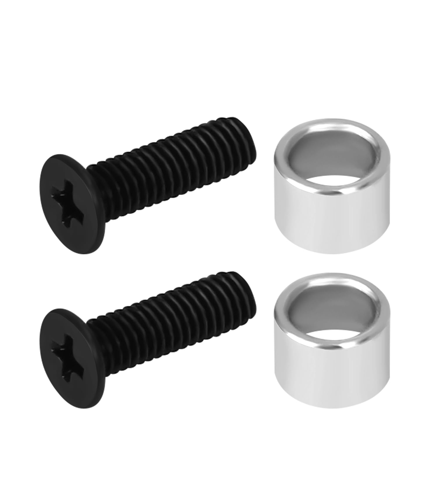 2 Pack Replacement SSD Mounting Screws Phillips Head Screws with Spacer Ring Compatible with PS5 Digital Disc Edition