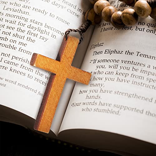 3 Colors Wood Cross Charms Mini Cross Pendant With Chains Natural Wooden Cross Hanging Ornament For Diy Necklace Bracelet Earring Jewelry Craft Making Handmade Accessories Party Favors(75 Sets) #TOP5