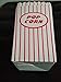 Popcorn Box Cardboard Red and White Striped Popcorn Boxes Popcorn Bucket for Movie Theater, Carnival, Party, Circus, (Red and White, 50)