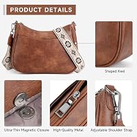 APHISON Trendy Leather Crossbody Purse, Women's Shoulder Handbag — image 5