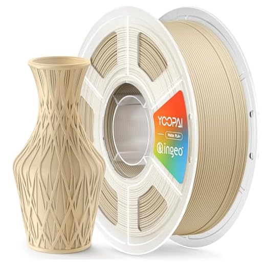 PLA+ Matte Filament 1.75mm, Soft Matte Finish, Reduced Layer Lines, 1KG (2.2lbs) 3D Printer PLA Filament, Dimensional Accuracy +/- 0.02 mm, Wood Brown