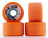 Durchmesser: 70 mm NICE Longboards Porter Road Monkey Wheel 7045mm 80a Hardgoods Street Zubehör, Orange, 70 x 45 mm
