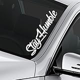 MountainValleyClimber Stay Humble Sticker JDM Large Funny Drift Lowered Car Windshield Decal Car Truck Decal Vinyl