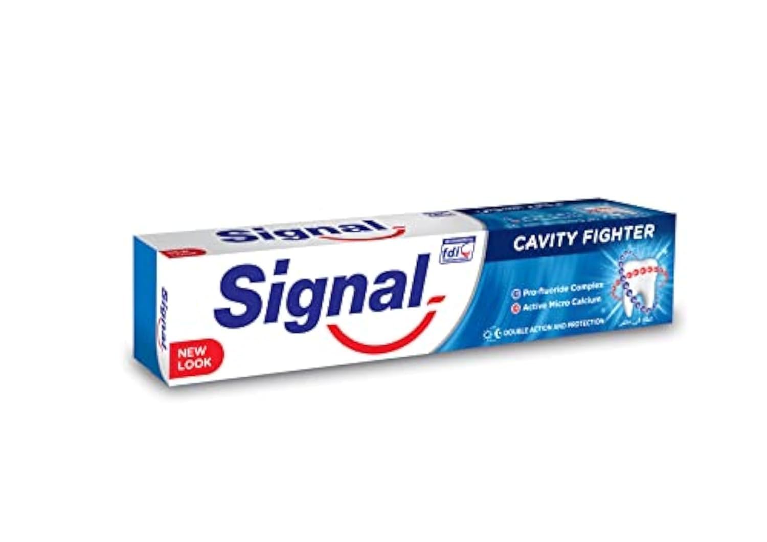 SIGNAL Fluoride Toothpaste, for fresh breath, Cavity Fighter, for 10x stronger teeth, 25 ml