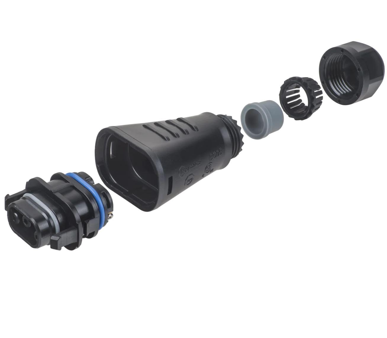 పేలింది view of Hoymiles HMS Field Connector BC05 components