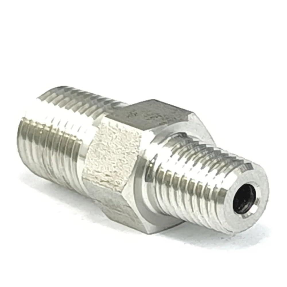 1/16" 1/8" 1/4" 3/8" 1/2" 3/4" NPT Male Reducer Nipple SUS316L Stainless Steel Pipe Fitting Connector Coupler 3000 PSI(3l4 inch NPT To 1 in)