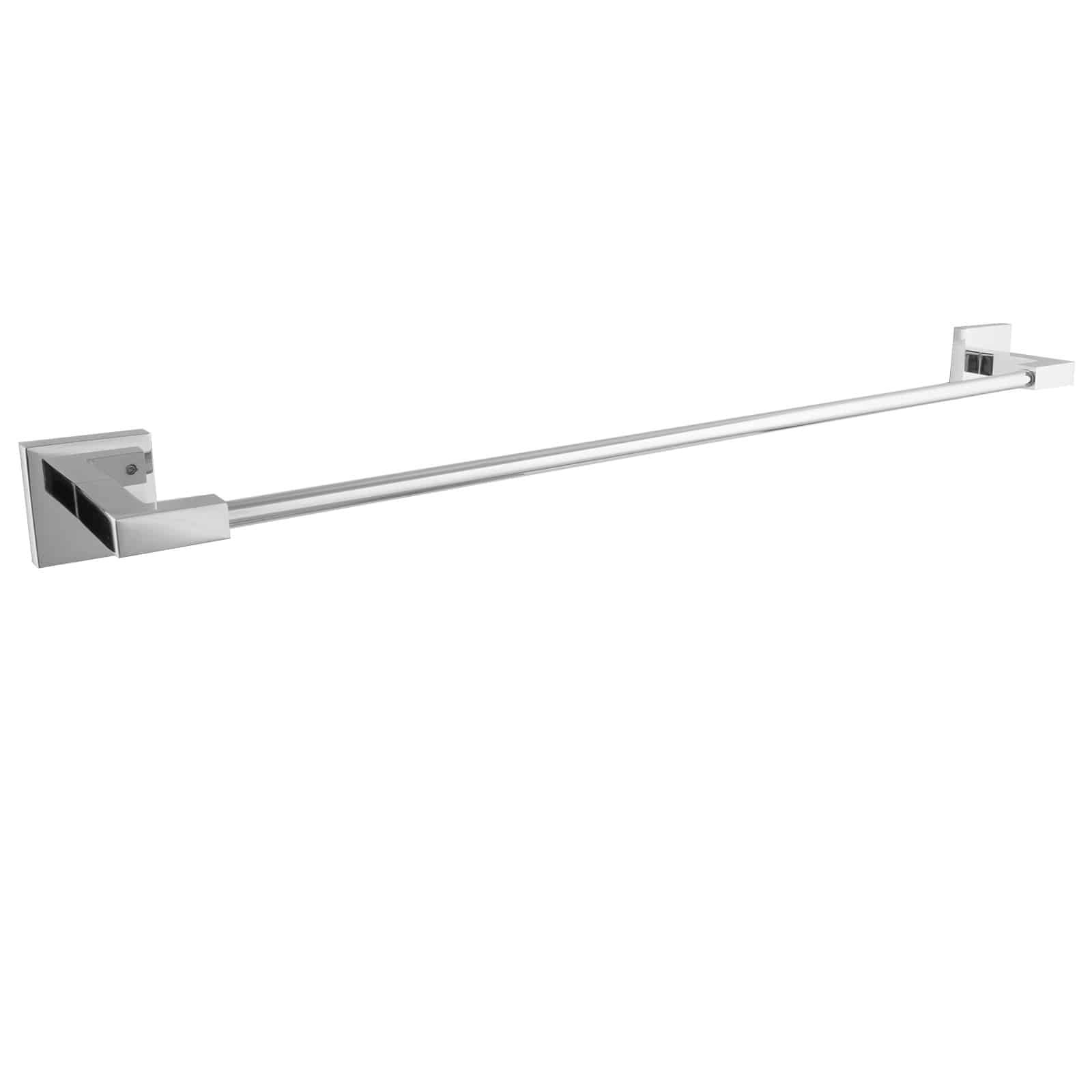Paul gurkes Design Porte-serviette laiton massif chromé individuellement de bain rectangulaire rond