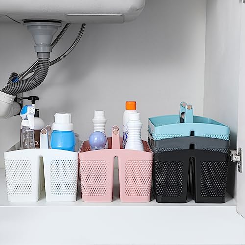 image for rejomiik Portable Shower Caddy Basket Plastic Cleaning Caddy Organizer