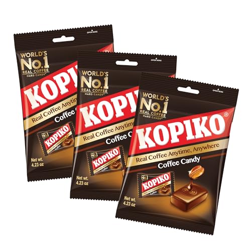 Kopiko Coffee Candy 100g x 3 Pack Instant Coffee Flavoured Hard Sweets