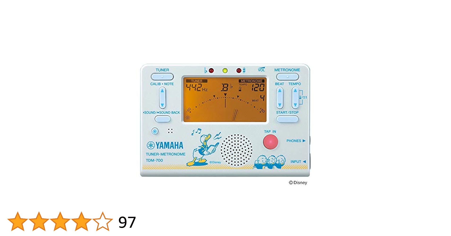 YAMAHA TDM-700G チューナー&メトロノーム　2個 YAMAHA / TDM-700DD2 ヤマハ ディズニー チューナーメトロノーム
