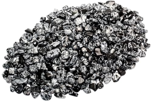 Image of ZenQ 1 lb Crystal Chips, Tumbled Stone Chips for Crafts | Polished, Undrilled Gemstones for Resin Art, Vase Filler, Plant Decor, Candle Making, and DIY Projects