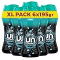 Lenor Profumatore Bucato Perle Profumate Lavatrice, Unstoppables Fresh, Maxi Formato 6 x 195g, Intensificatore Di Profumo