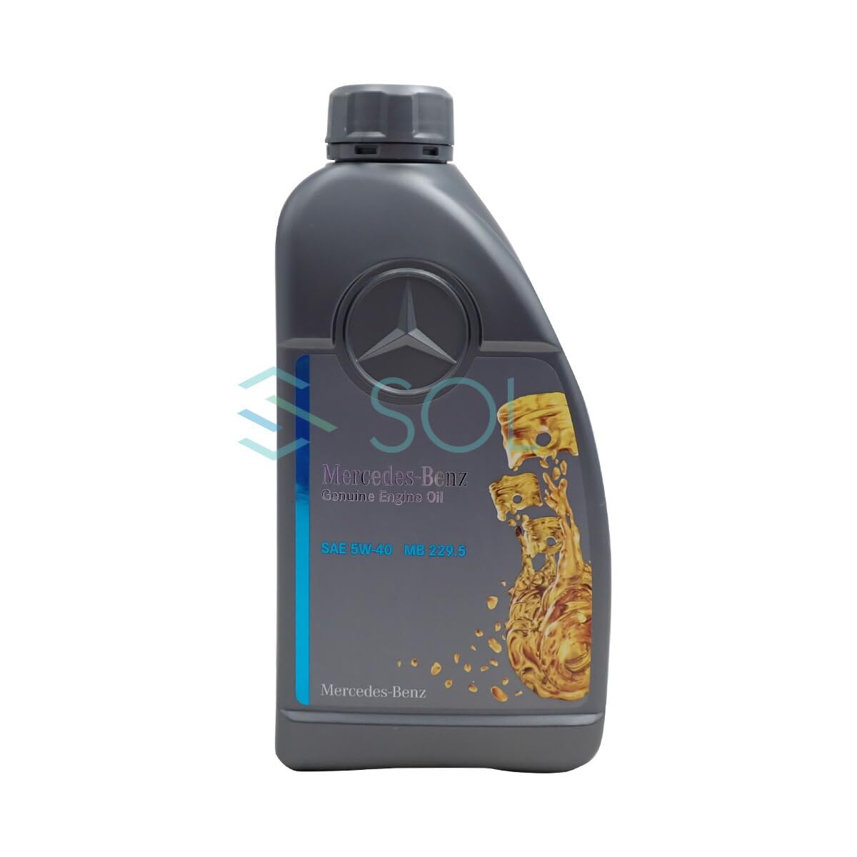 Mercedes-Benz エンジンオイル 1L×7本 229.5　5w-40 Amazon | エンジンオイル ガソリン車用 1L 5W-40 229.5 7本 +