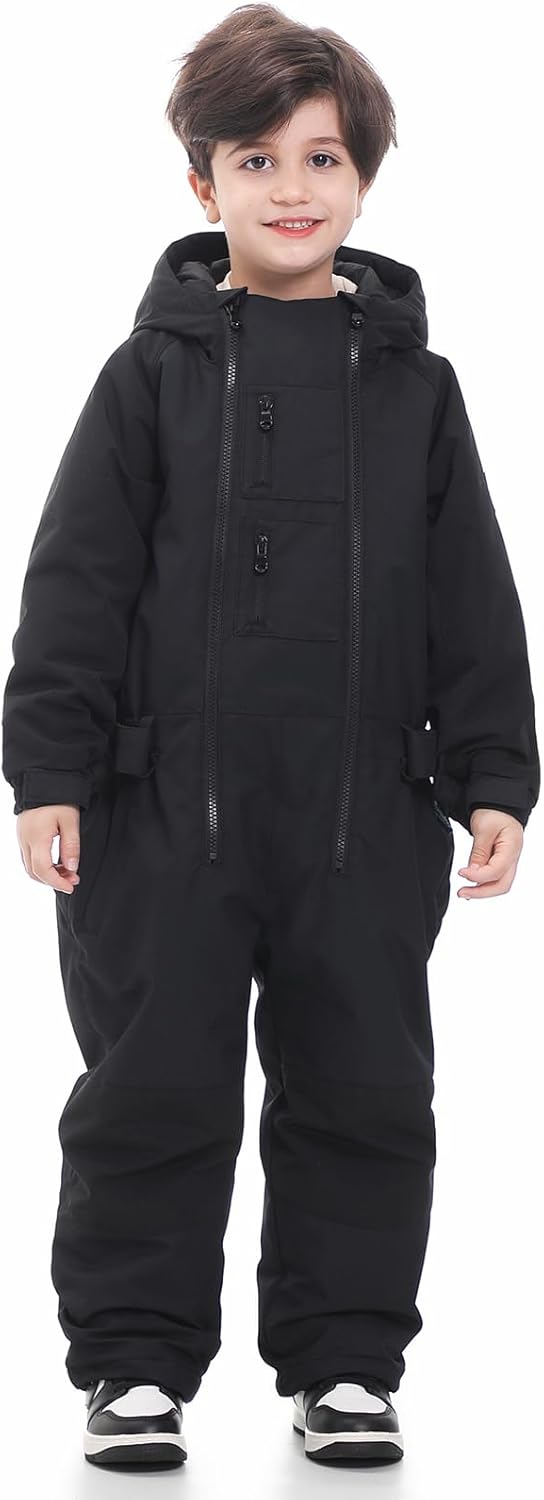 Kids Girls Boys One Pieces Snowsuits Ski Suits Jumpsuits Snowboard Outdoor Winter Waterproof Jackets