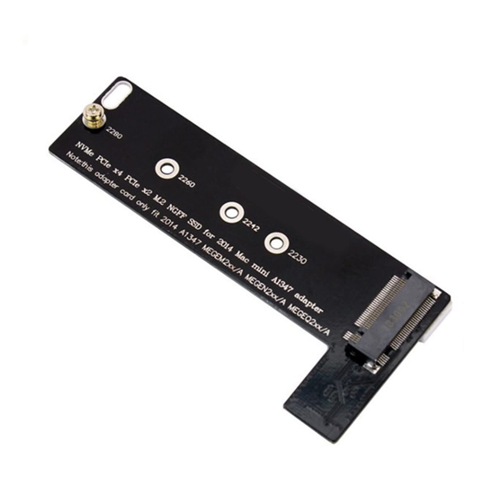 ljhnba Portable for M.2 M-Key NVME SSD AHCI Convertor Adapter for 2014 Late A1347 MEGEN2 MEGEM2 MEGEQ2