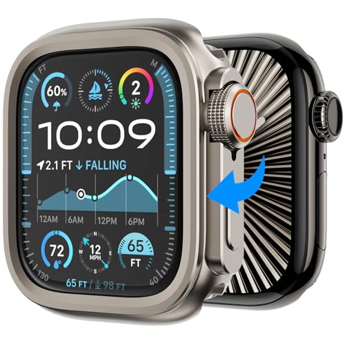 Coque en métal Apple Watch 44mm KADES boîtier antichoc