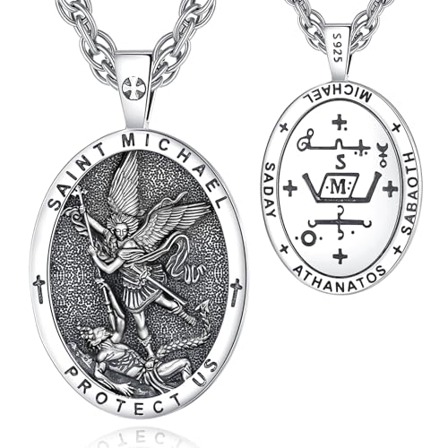 Crucifix Croix de Jésus en Argent - Pendentif Caravaca Homme Femme Longue Chaîne