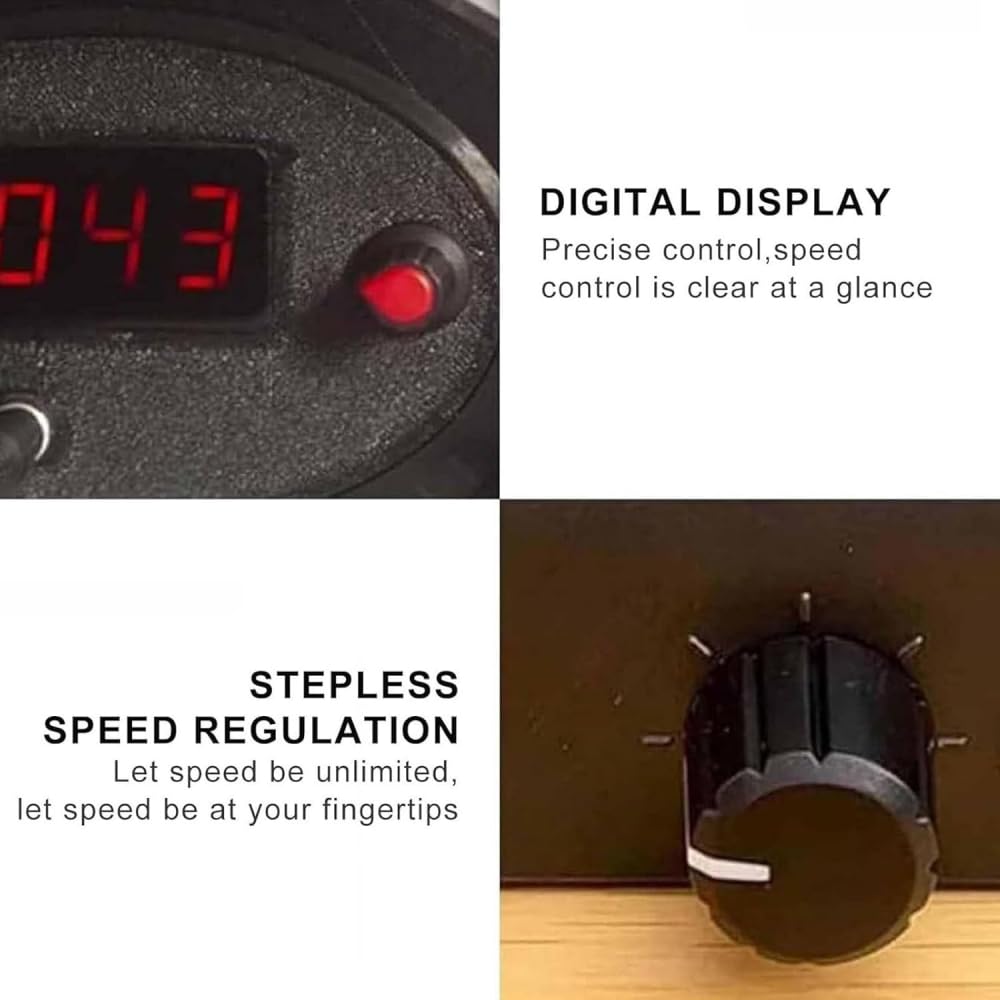 Máquina eléctrica de bobinado de hilo con control de velocidad para tejer, proyectos de manualidades, perfecta para aficionados y profesionales