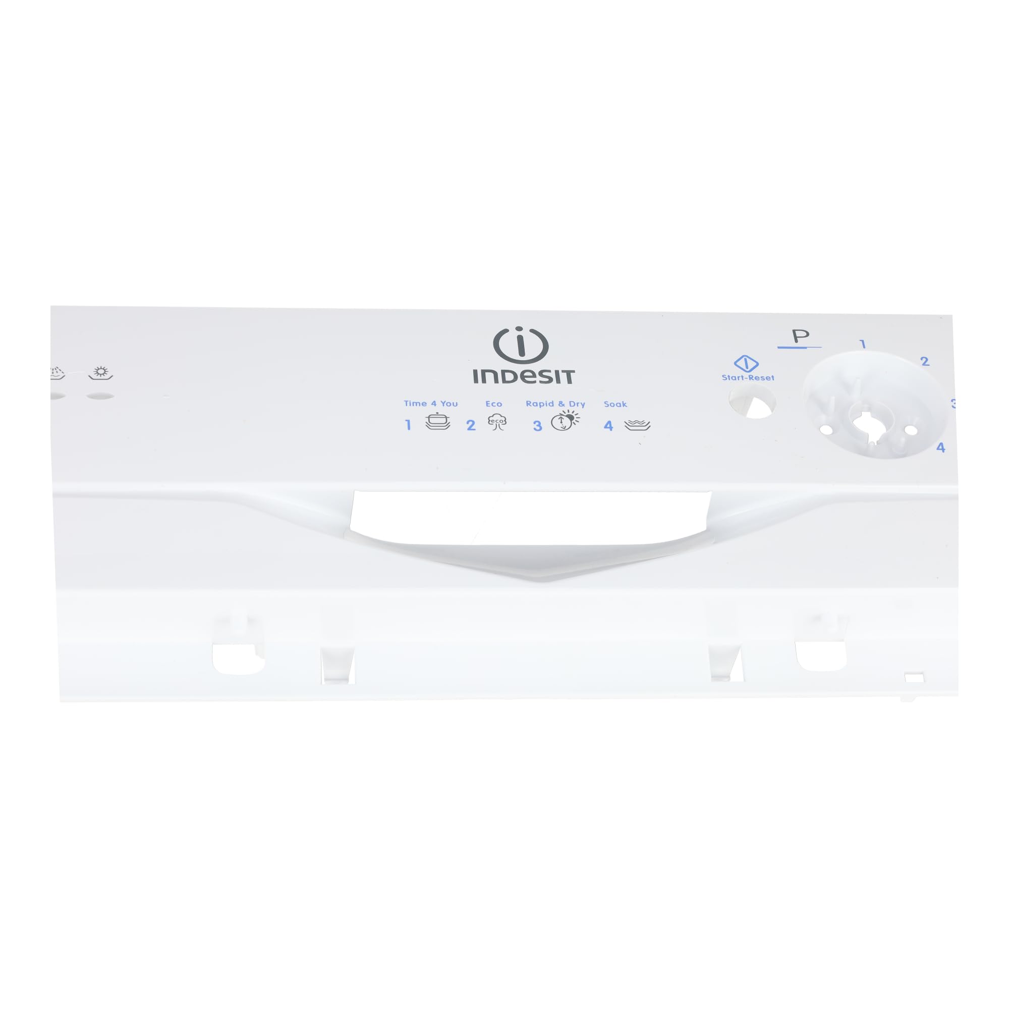sparefixd Apto para Indesit IDL40UK.C - Kit de consola de panel de control frontal para lavavajillas
