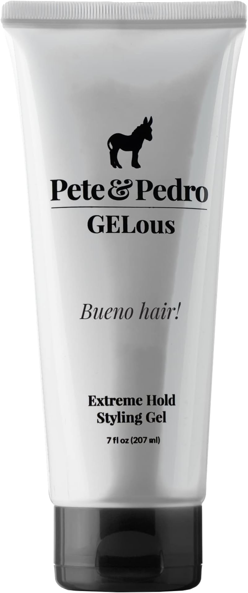 Pete & PedroGELous - Extreme Hold Styling Hair Gel for Men | Super Strong Hold and High Shine | Gel/Paste Hybrid Provides Slick Wet Hair Look | As Seen on Shark Tank, 7 oz.
