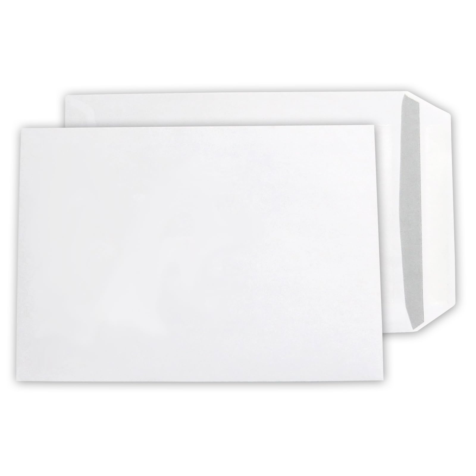 versando 500x Versandtaschen C5 ohne Fenster Haftklebend 162x229mm weiß: Briefumschläge für Büro, wichtige Unterlagen, blickdicht, einfach verschließbar