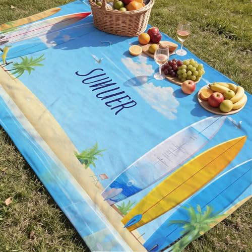 Serviette microfibre plage absorbante et compacte grand format XXL - 8