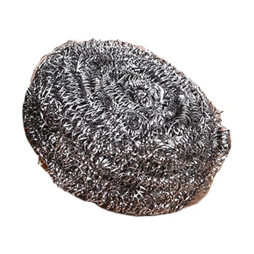 Steell - Estropajo de lana de acero versátil de 45 g para platos, almohadillas de lana de acero portátiles, reutilizables, suministros de limpieza del hogar antiarañazos para cocina, lavavajillas