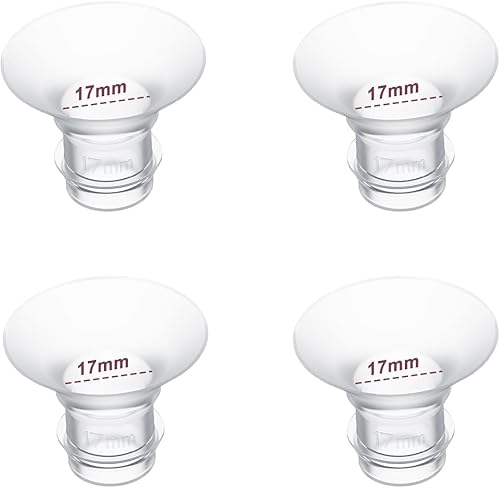 4 piezas de insertos de brida de 0.669 in para tamaño de pezón de 13 a 0.591 in, se adapta a Momcozy S12 ProS9 ProM5, Elvie, Willow, lansinoh,