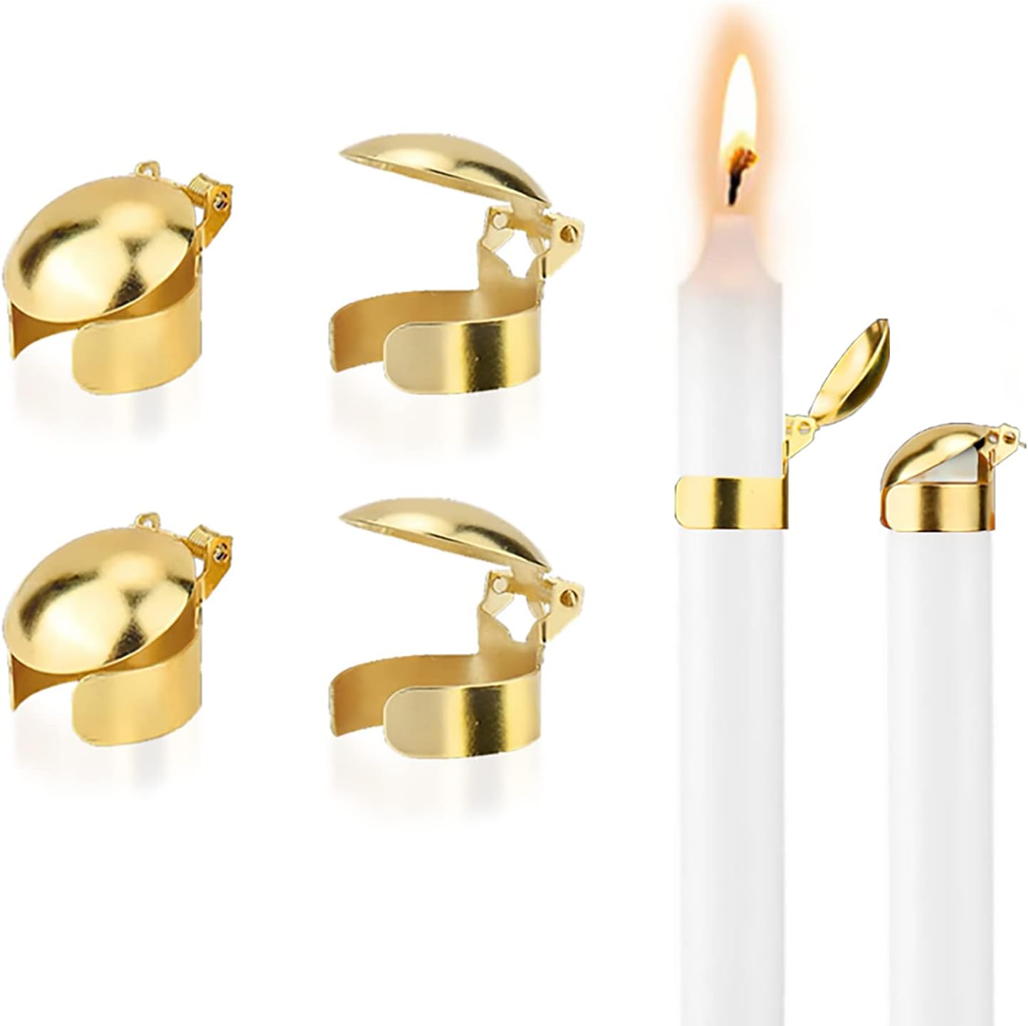 Naposeuo 4 Pcs Candle Snuffer, Automatic Candle