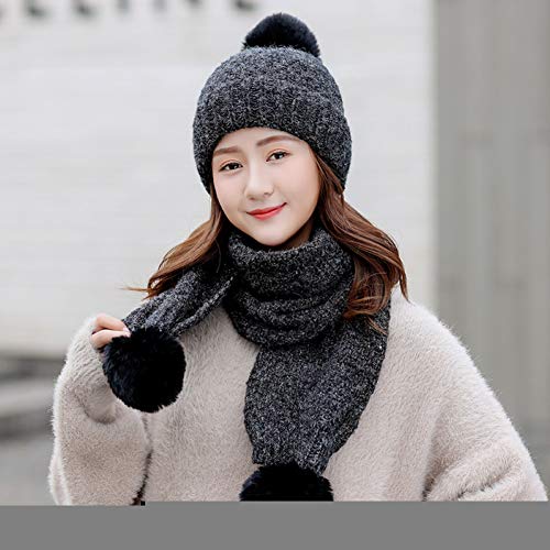 Chapeau bonnet sauvage dames avec cache-oreilles et boule de laine isolante