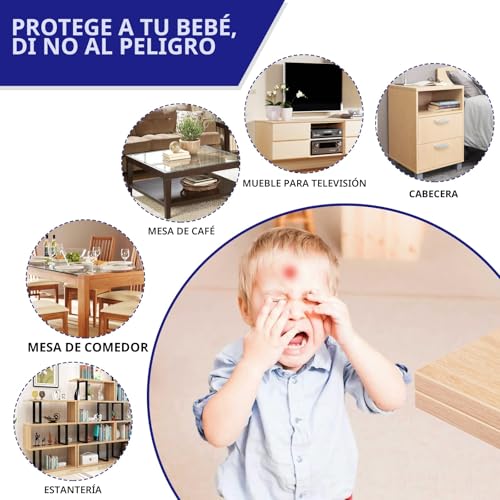 Miniatura 7 de 30pcs Protector Esquinas Bebe, Esquineras Protectoras Bebe Transparentes Protectores Esquinas Bebes Protector Esquinas Muebles Cubre Esquinas Bebe Para Mesas, Catres, Escaleras