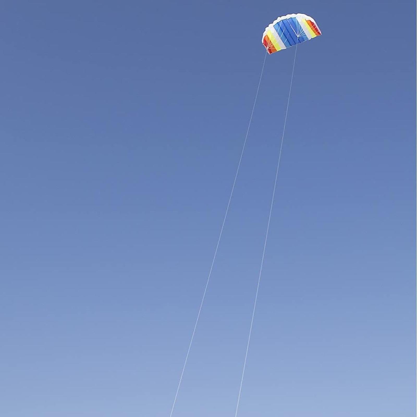 Cometa Acrobática de Paracaídas de Doble Línea de 1,55 Juegos Y Actividades Infantiles Y para Adultos.