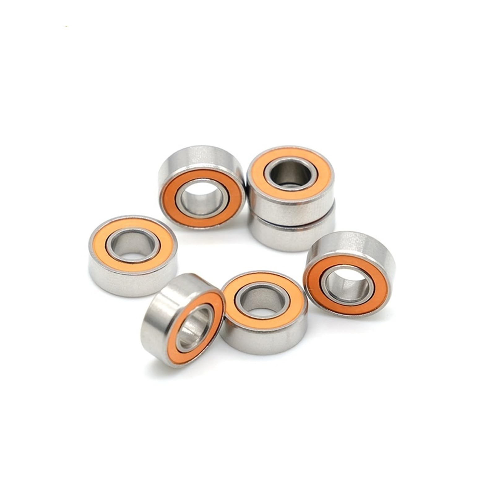 QAZYUIENW 1 Piece SMR105 2RS CB ABEC-7 LD Stainless Steel Hybrid Ceramic Bearing 5x10x4 mm Grease Free Fast Turning(1PcsSMR103 3x10x4)