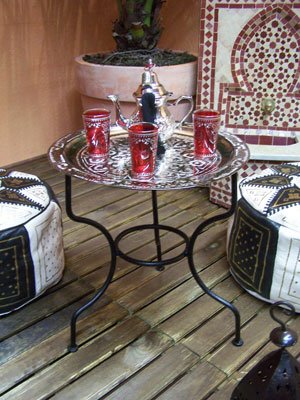 Marrakesch Orient & Mediterran Interior ® Orientalischer Tisch Gibraltar - Silberfarbig, 40cm – Bild 8