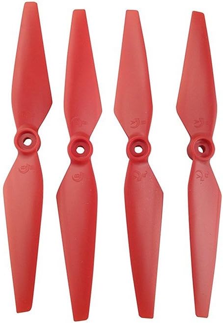 Fytoo 20PCS Drone Propeller for MJX B2 B2C B2W Bugs 2w Bugs 2 D80 F18 F200SE Quadcopter Aircraft Blade Spare Parts Aircraft Model Drone Propeller (Red)