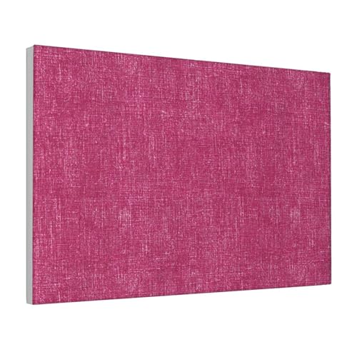 Lienzo rosa oscuro enmarcado de 30x45 cm para dar un toque estético y brillante a tu dormitorio