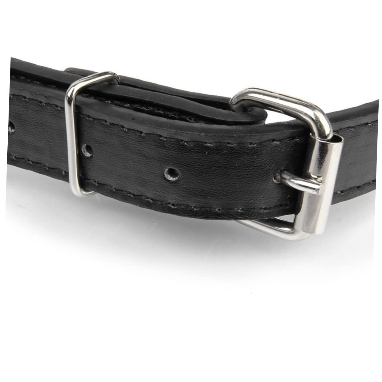 BESPORTBLE Pettorina per Cani Pitbull in Pu Borchie in Acciaio Inossidabile Nero, Imbracatura Resistente e Confortevole per Cani Terrier
